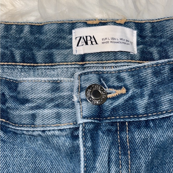 Zara denim mini cargo skirt - Picture 7 of 8